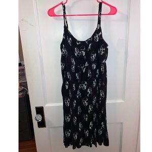 Torrid dress with skulls in sunglasses AND POCKETS